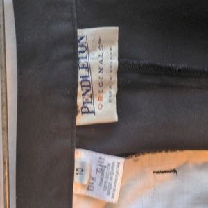 Woman's black like new size 10 petite Pendleton slacks